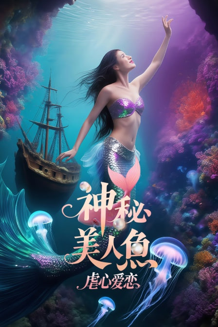 神秘美人鱼2之虐心爱恋——西安三维地图